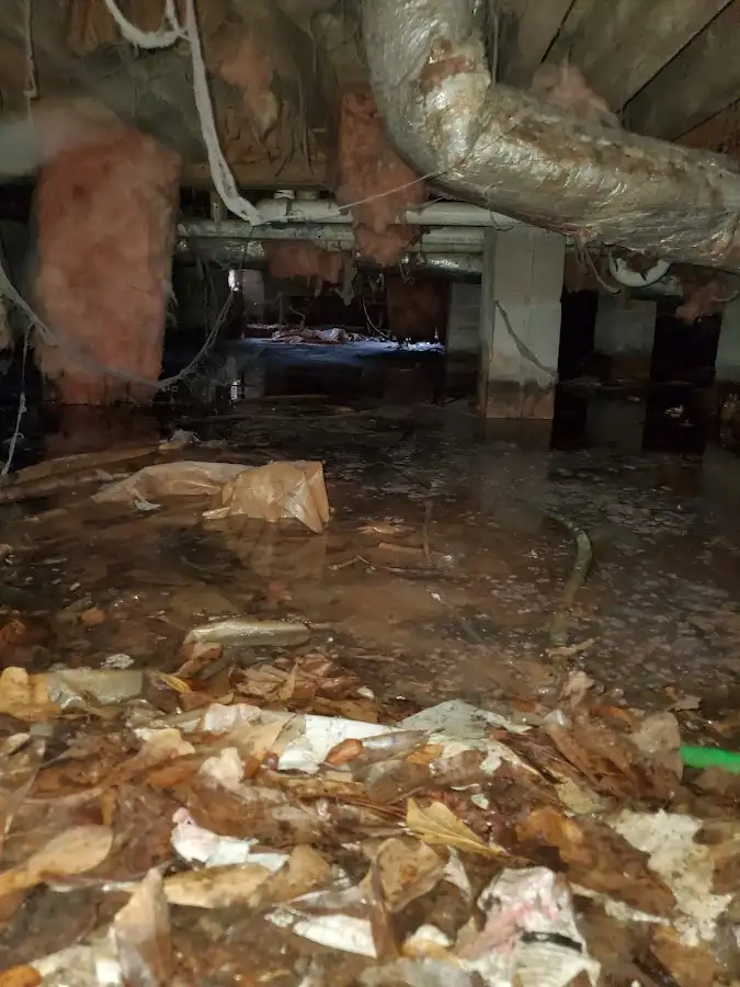Crawl space flood assessment for Commercial Water Damage Restoration in White City