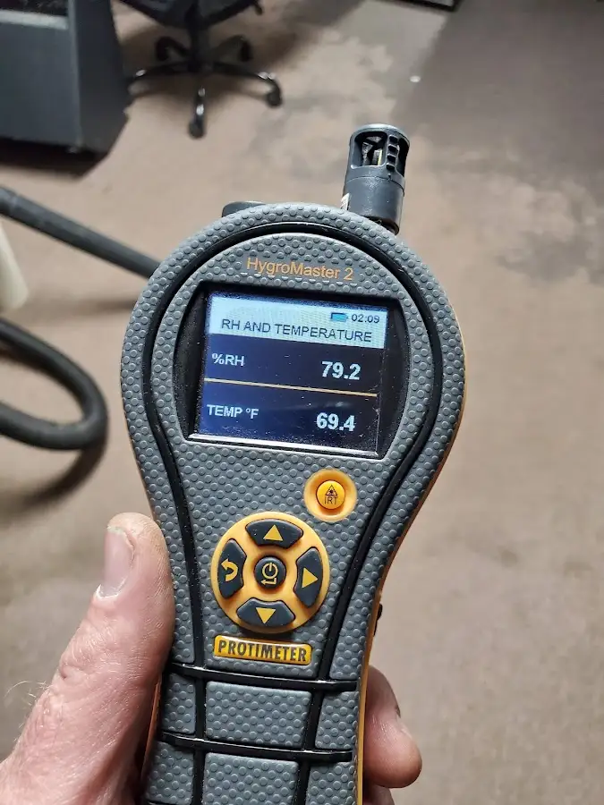 Moisture meter humidity assessment for Mold Remediation & Removal in White City